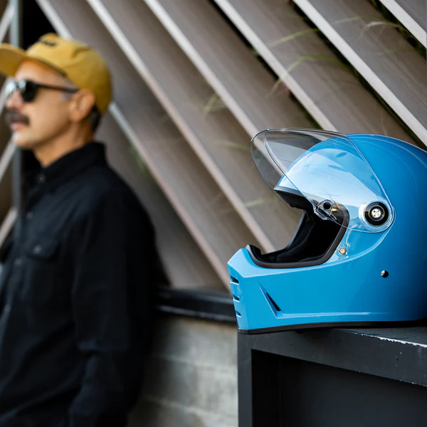 Шлем Biltwell Lane Splitter ECE R22.06 - синий глянец - размер M - 1004-129-503, 0101-16700