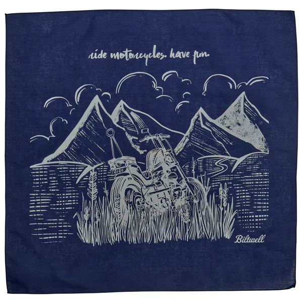 Бандана Biltwell - RMHF Blue/Cream - 8606-27