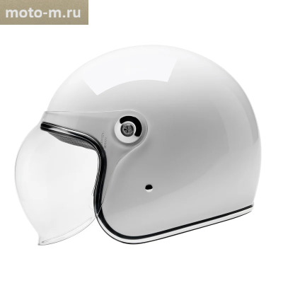 Шлем Biltwell TAHOE - 3/4 с визором - белый глянец - размер L - 1008-104-504