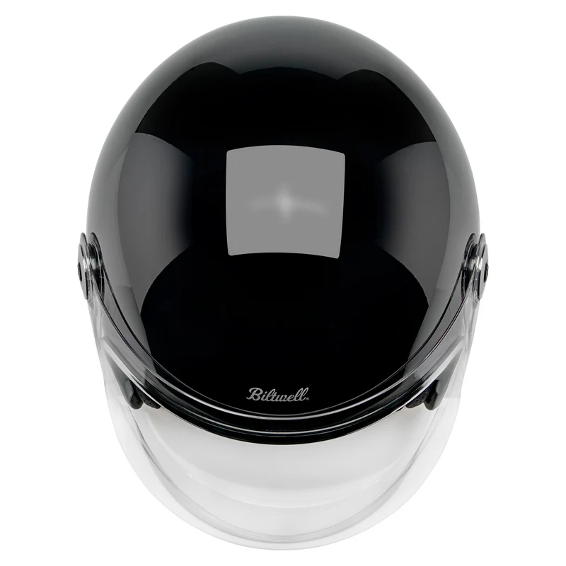 Шлем Biltwell TAHOE - 3/4 с визором - черный глянец - размер S - 1008-101-502