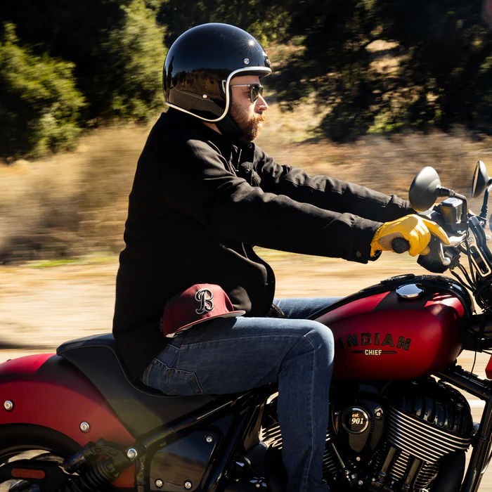 Шлем Biltwell BONANZA - 3/4 цвет - черный глянец - размер L - 1001-101-204, 0104-1505