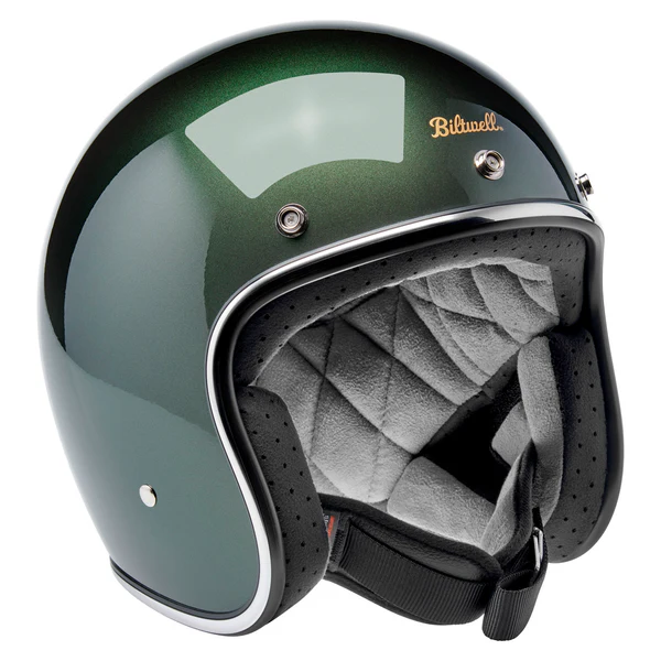 Шлем Biltwell BONANZA - 3/4 цвет - британский зеленый - размер XL - 1001-324-205