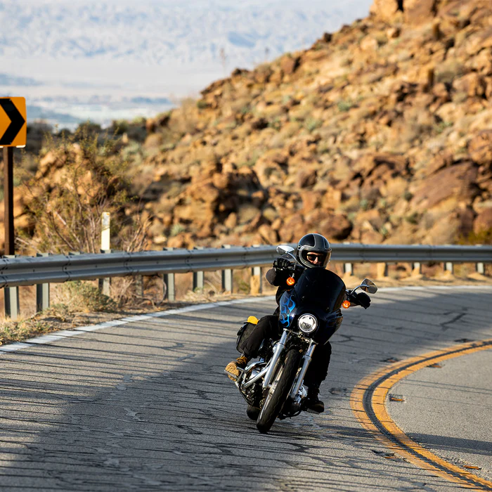 Шлем Biltwell GRINGO S ECE R22.06 - Gloss Storm Grey / Black Tracker - серо-черный с узором - размер XXL - 1003-562-506