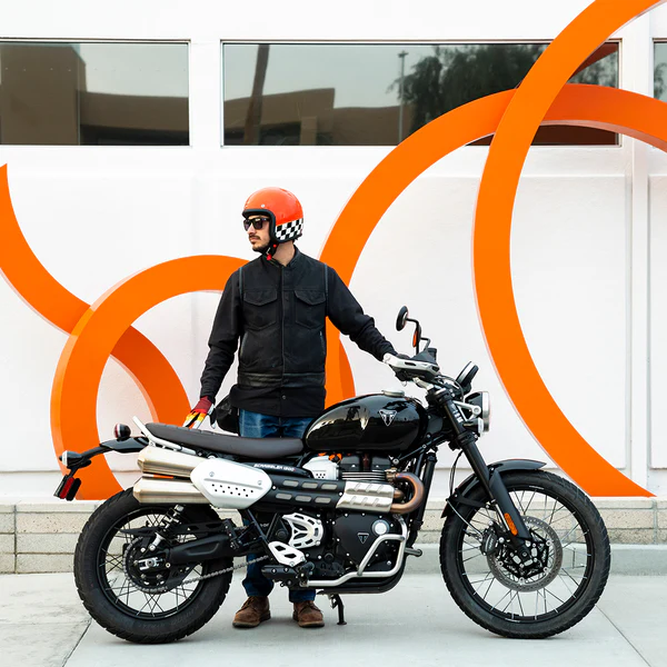 Шлем Biltwell BONANZA - 3/4 цвет - оранжевый глянец - размер S - 1001-590-202