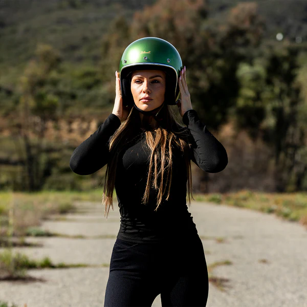 Шлем Biltwell BONANZA - 3/4 цвет - ирландский зеленый - размер L - 1001-3117-204