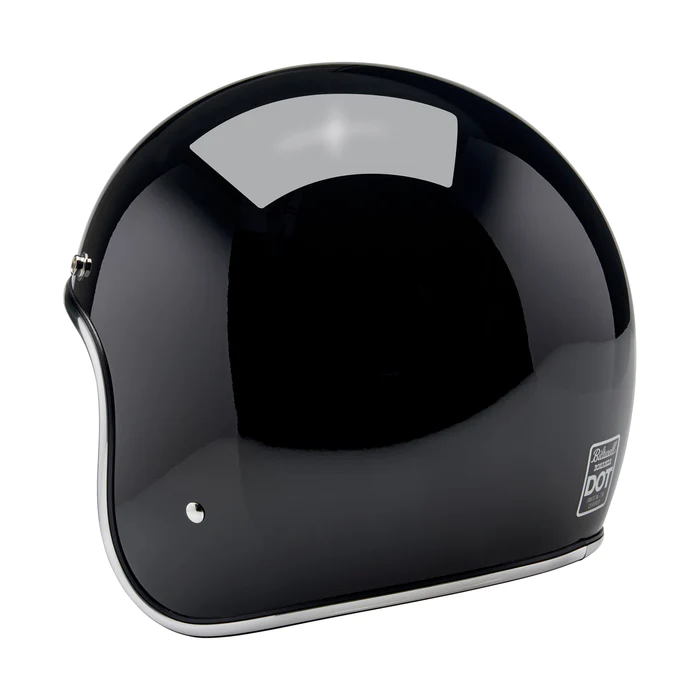Шлем Biltwell BONANZA - 3/4 цвет - черный глянец - размер L - 1001-101-204, 0104-1505