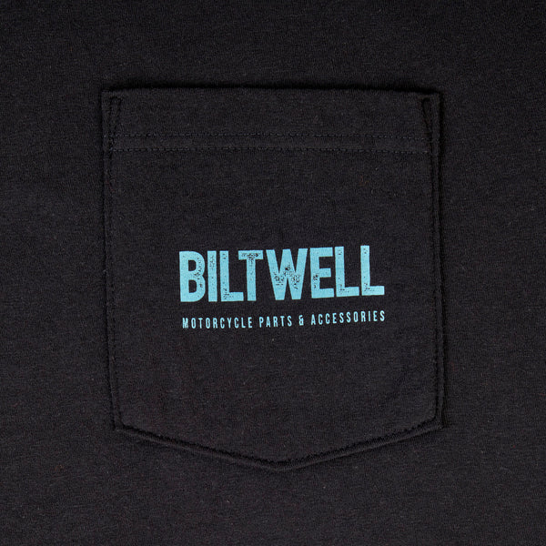 Футболка Biltwell - Old Junk Pocket T-Shirt - размер L - артикул: 8102-136-004