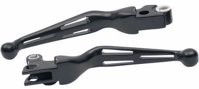 Набор из двух рычагов тормоза и сцепления черного матового цвета - фирмы DRAG SPECIALTIES арт. 0610-0142