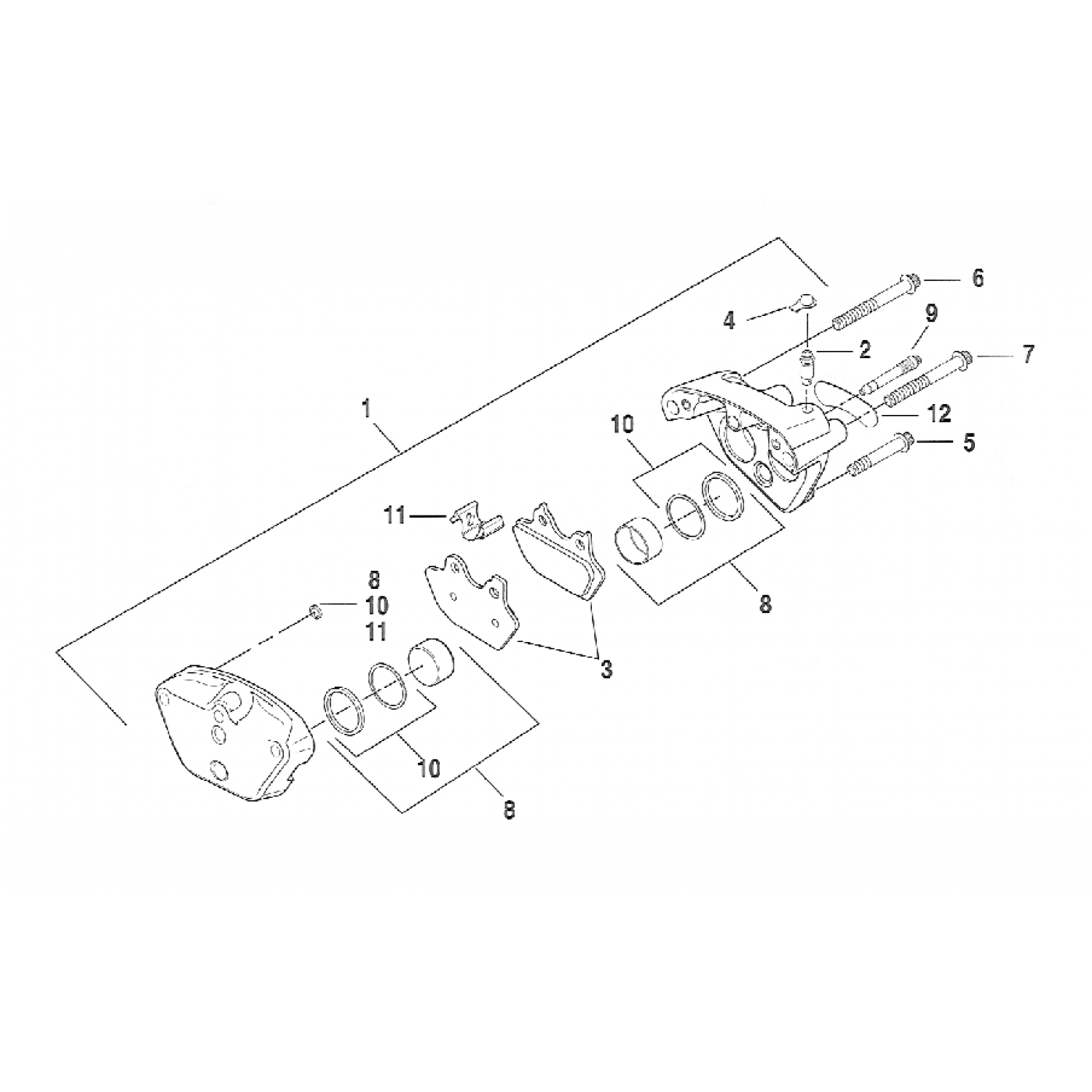 Пин тормозной колодки для суппорта OEM Harley-Davidson - 44314-00