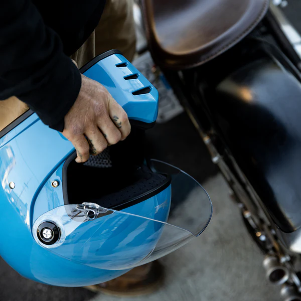 Шлем Biltwell Lane Splitter ECE R22.06 - синий глянец - размер M - 1004-129-503, 0101-16700