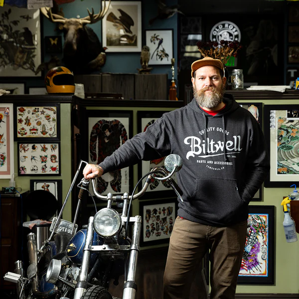 Толстовка Biltwell - Quality Goods Pullover Hoodie - размер L - артикул: 8124-137-004