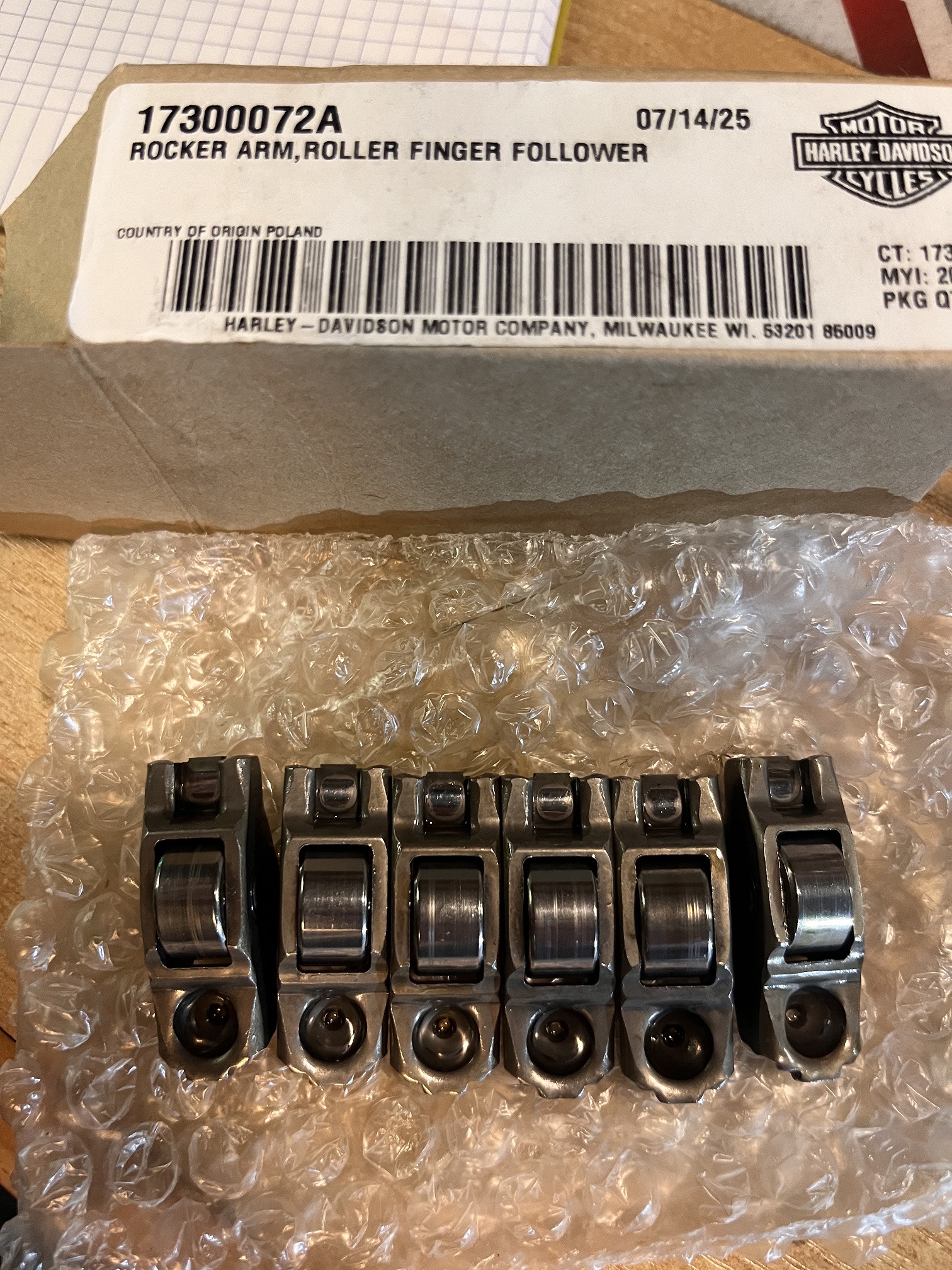 Б.у. рокер OEM Harley-Davidson 17300072 - 1 шт. 