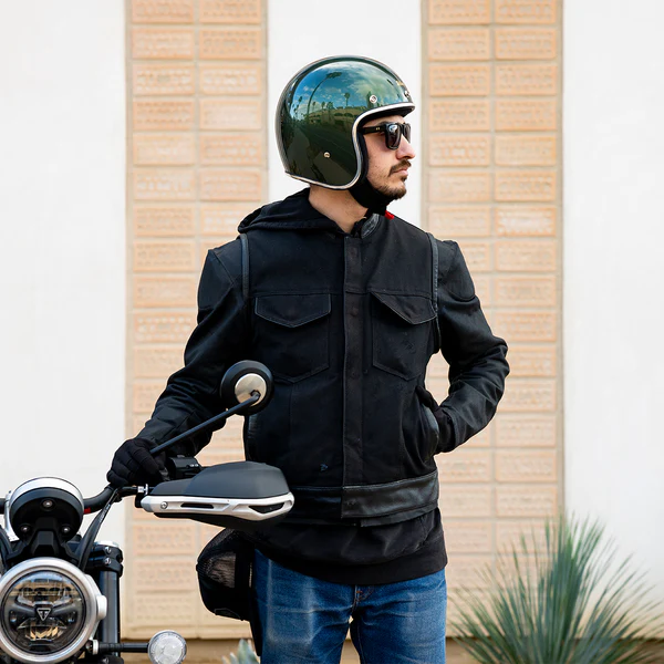 Шлем Biltwell BONANZA - 3/4 цвет - британский зеленый - размер XL - 1001-324-205