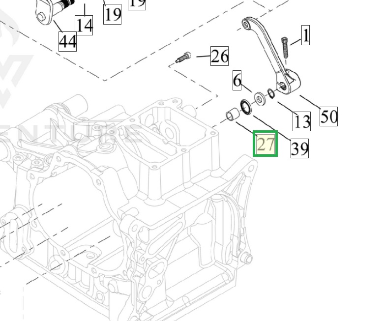 Втулка вала КПП OEM Harley-Davidson 35186-06