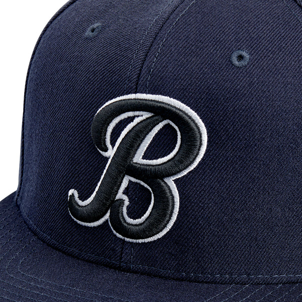 Кепка Biltwell - Script B Snap Back - Navy - 8002-4051-00