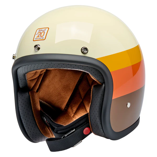 Шлем Biltwell BONANZA - 3/4 цвет - юбилейный 20 лет - размер XS - 1001-5118-201