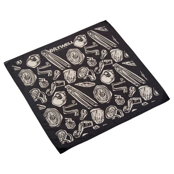 Бандана Biltwell Junk Black - черная - 8606-66