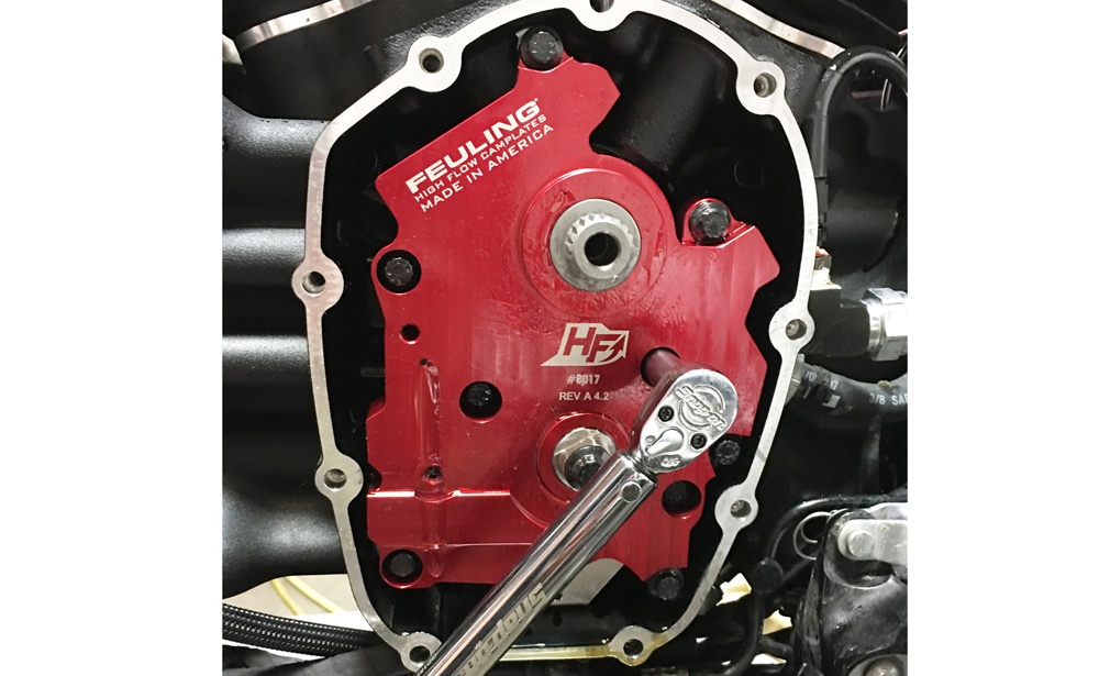 Feuling HIGH FLOW M8 CAMPLATE - gear or chain drive Fits Milwaukee Eight арт. 8017