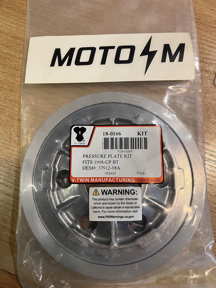 Прижимная пластина сцепления V-Twin 18-0166 замена 37912-98A