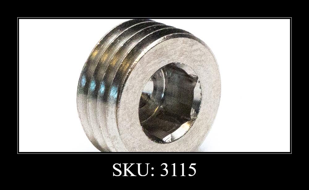 FEULING SHORT SUMP PLUG 0.265 Tall vs. OEM 0.465 SKU: 3115