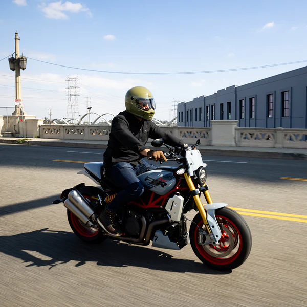 Шлем Biltwell Lane Splitter ECE R22.06 - оливковый - размер L - 1004-154-504, 0101-16707