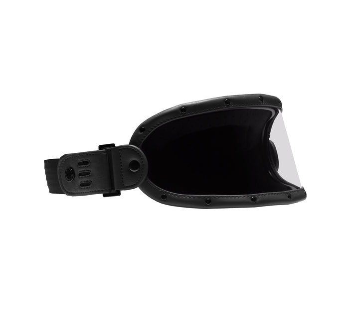 Маска фирмы The Equilibrialist - Knox черная с прозрачной линзой для шлемов Gringo 