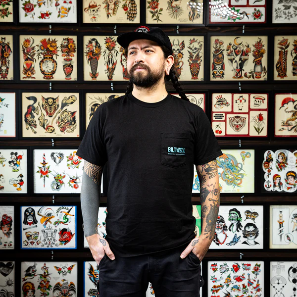 Футболка Biltwell - Old Junk Pocket T-Shirt - размер L - артикул: 8102-136-004