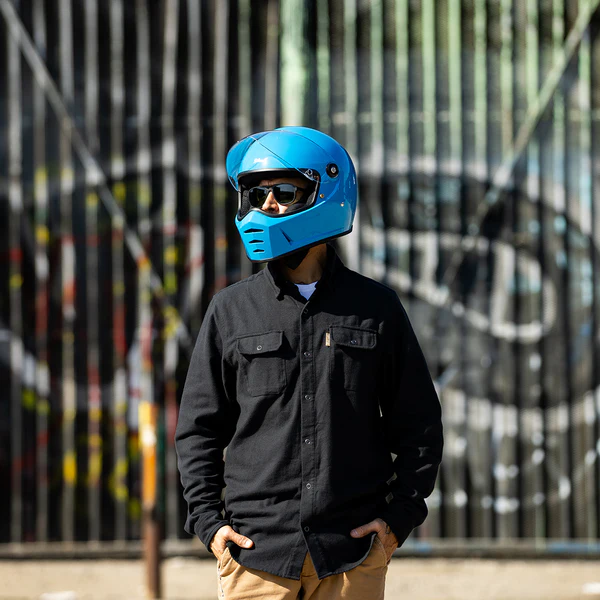 Шлем Biltwell Lane Splitter ECE R22.06 - синий глянец - размер M - 1004-129-503, 0101-16700