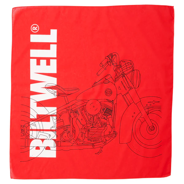 Бандана Biltwell Pan Red - красный - 8606-65